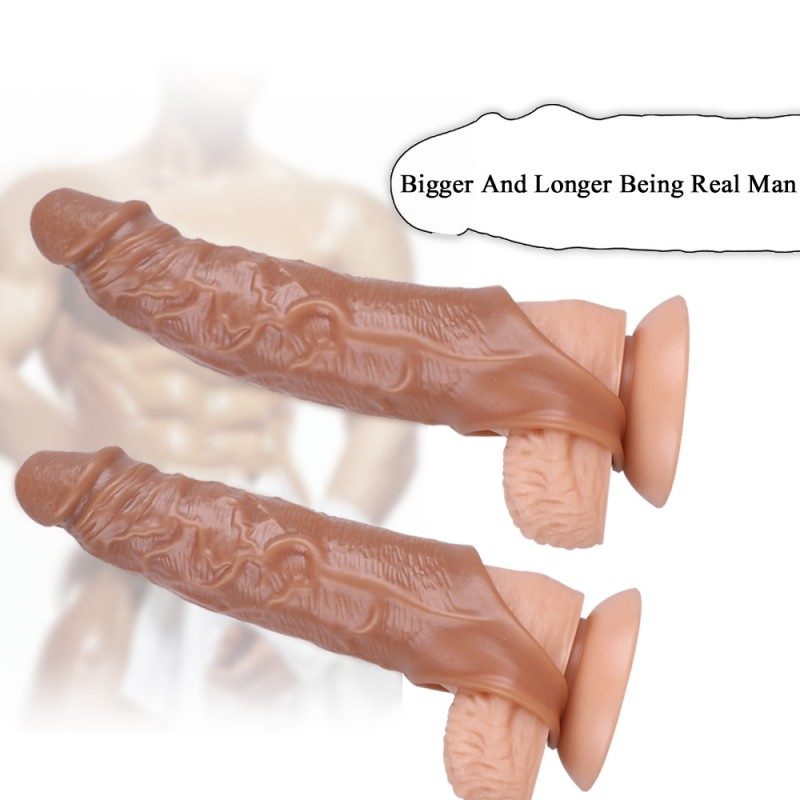Realistic Penis Sleeve 16cm (No Spikes) — view 5 of 14